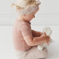 Organic Cotton Headband - Ariella Mauve Childrens Headband from Jamie Kay Australia