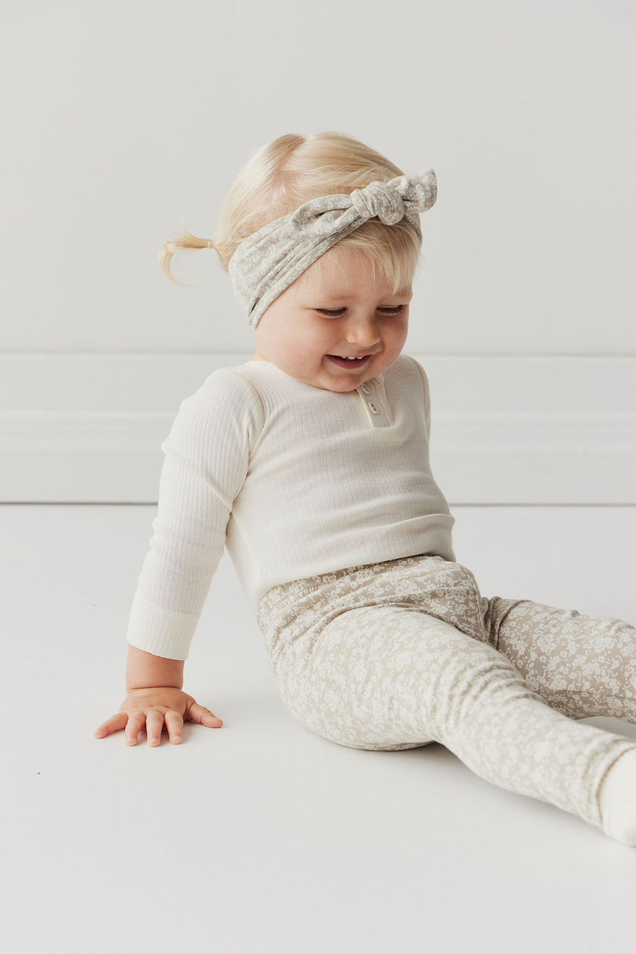 Organic Cotton Headband - Sadie Honeydew Childrens Headband from Jamie Kay Australia