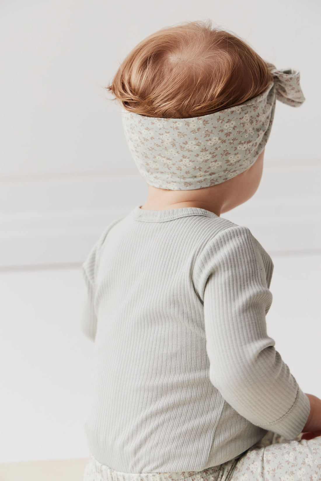 Organic Cotton Headband - Rosalie Fields Smoke Childrens Headband from Jamie Kay Australia