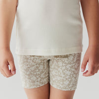 Organic Cotton Everyday Bike Short - Sadie Honeydew Childrens Short from Jamie Kay Australia