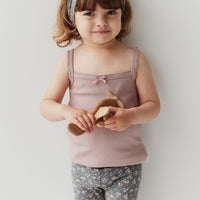 Organic Cotton Everyday Bike Short - Rosalie Floral Lava Childrens Short from Jamie Kay Australia