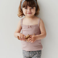 Organic Cotton Everyday Bike Short - Rosalie Floral Lava Childrens Short from Jamie Kay Australia