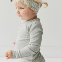 Organic Cotton Headband - Rosalie Fields Smoke Childrens Headband from Jamie Kay Australia