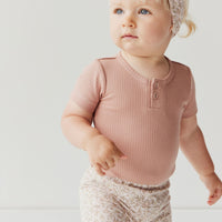 Organic Cotton Headband - Ariella Mauve Childrens Headband from Jamie Kay Australia