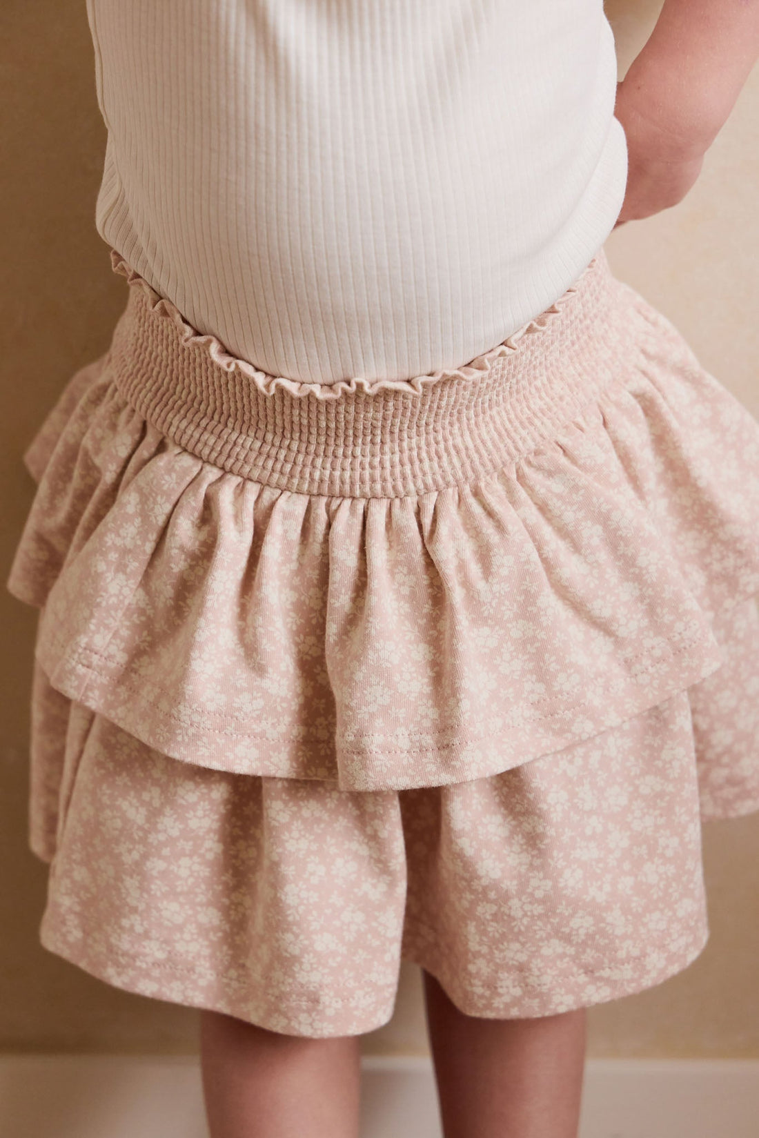 Organic Cotton Ruby Skirt - Rosalie Field Rose Childrens Dress from Jamie Kay Australia