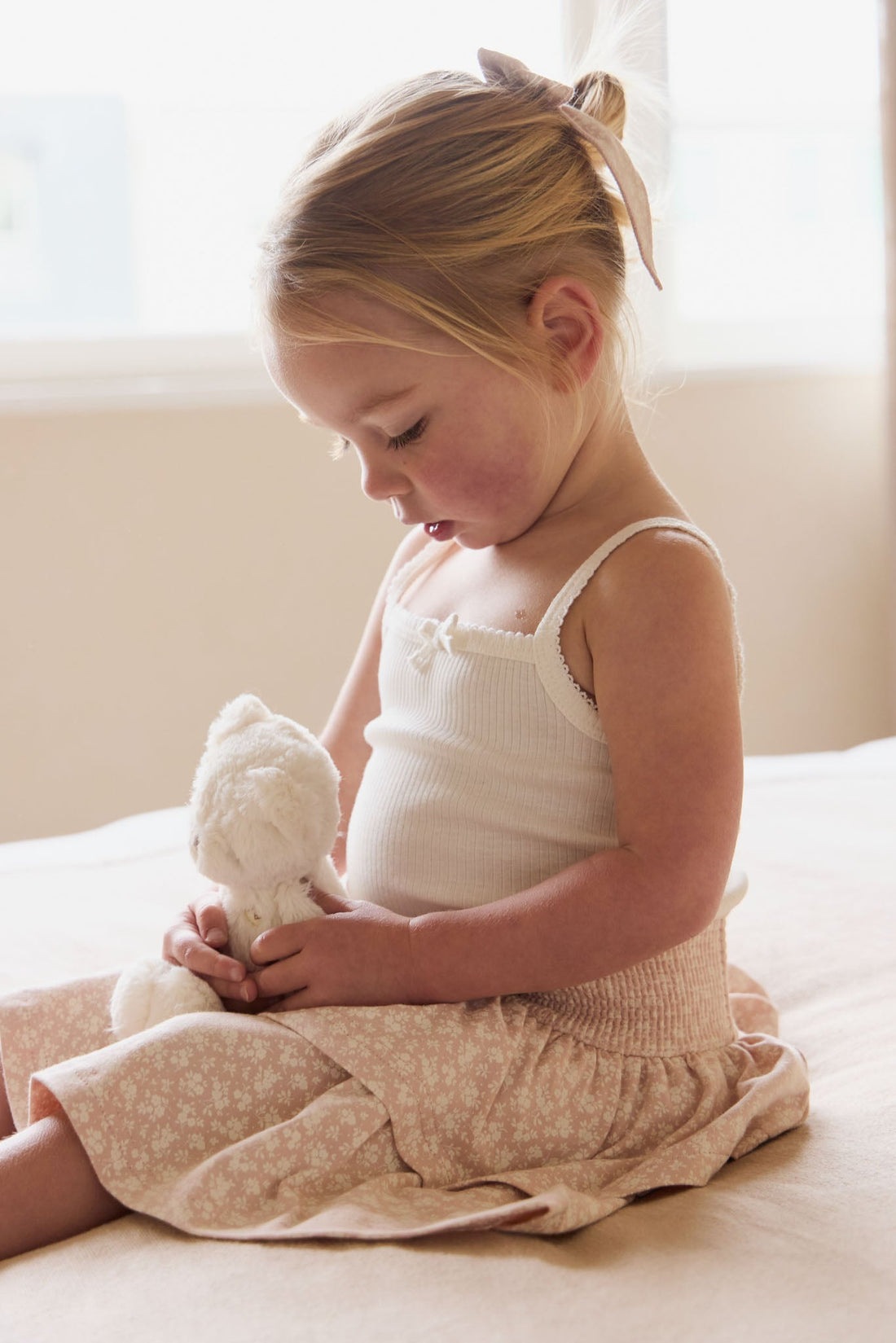 Organic Cotton Ruby Skirt - Rosalie Field Rose Childrens Dress from Jamie Kay Australia