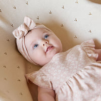 Organic Cotton Elianna Playsuit - Rosalie Field Rose Childrens Playsuit from Jamie Kay Australia