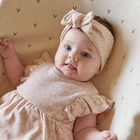 Organic Cotton Elianna Playsuit - Rosalie Field Rose Childrens Playsuit from Jamie Kay Australia