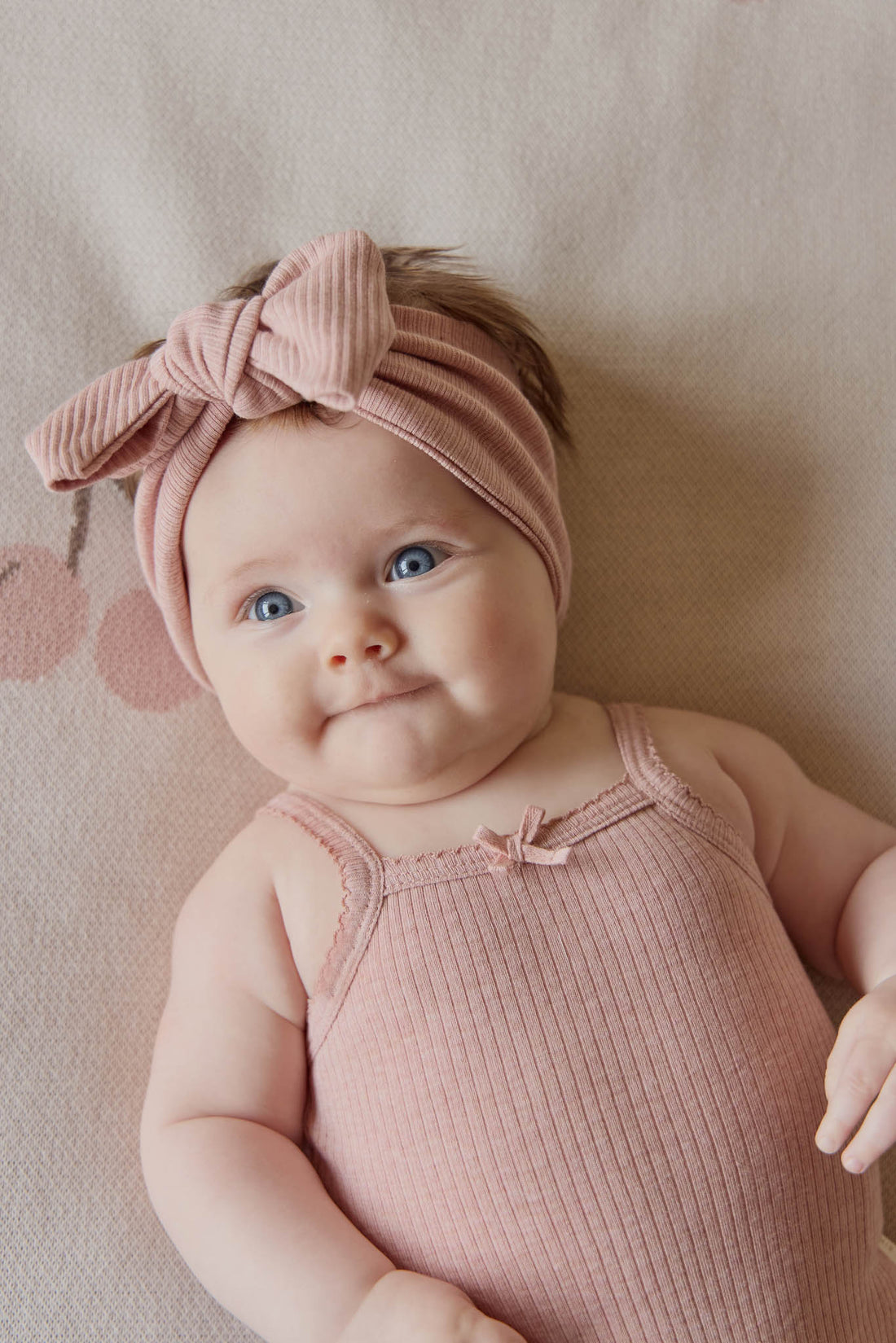 Organic Cotton Modal Lilian Headband - Peony Marle Childrens Headband from Jamie Kay Australia