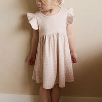 Organic Cotton Ada Dress - Rosalie Field Rose Childrens Dress from Jamie Kay Australia