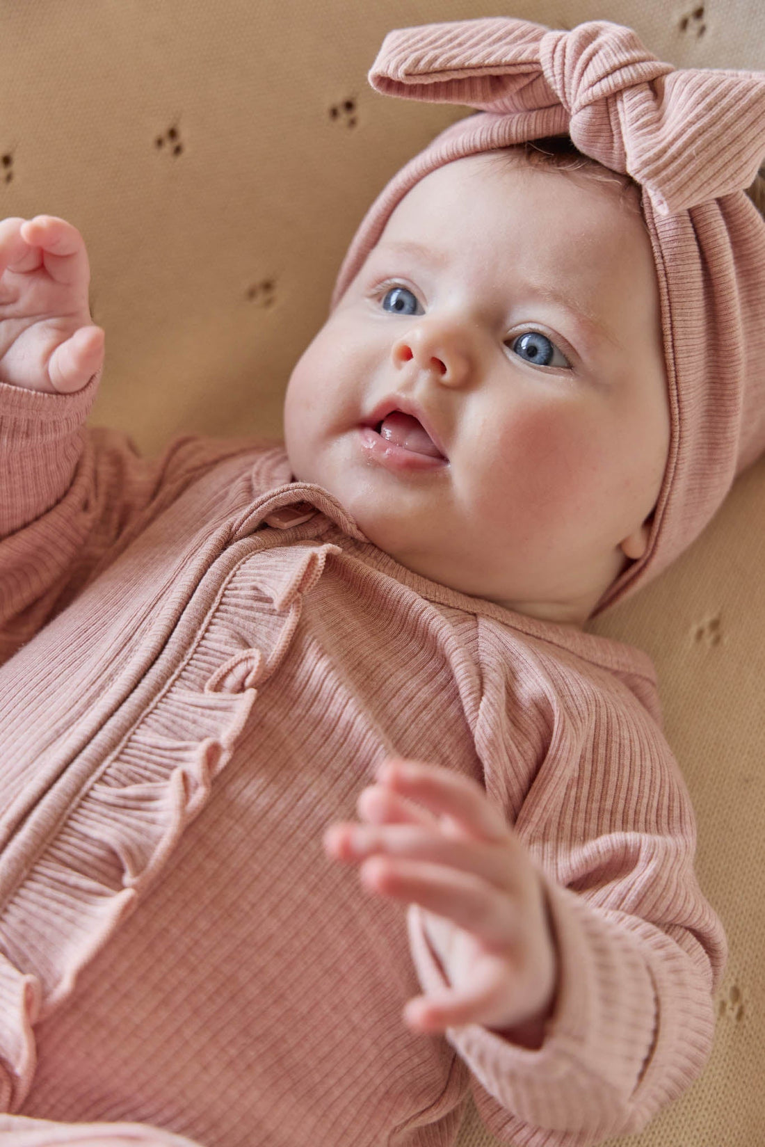 Organic Cotton Modal Melanie Onepiece - Peony Marle Childrens Onepiece from Jamie Kay Australia