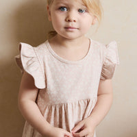 Organic Cotton Ada Dress - Rosalie Field Rose Childrens Dress from Jamie Kay Australia