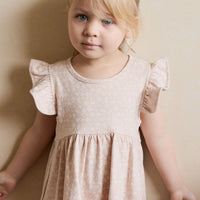 Organic Cotton Ada Dress - Rosalie Field Rose Childrens Dress from Jamie Kay Australia