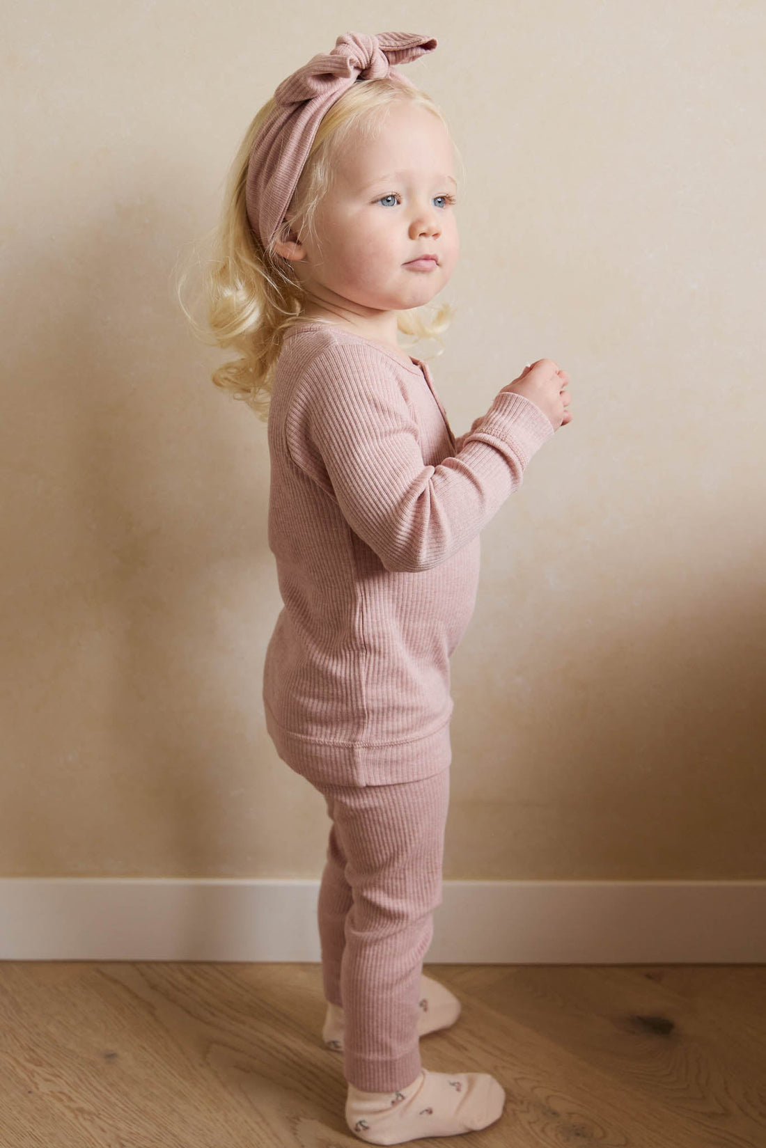 Organic Cotton Modal Everyday Legging - Peony Marle Childrens Legging from Jamie Kay Australia