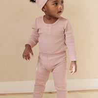 Organic Cotton Modal Everyday Legging - Peony Marle Childrens Legging from Jamie Kay Australia