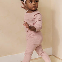 Organic Cotton Modal Everyday Legging - Peony Marle Childrens Legging from Jamie Kay Australia