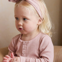 Organic Cotton Modal Lilian Headband - Peony Marle Childrens Headband from Jamie Kay Australia