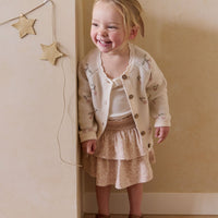 Delilah Cardigan - Cherry Love Blush Childrens Cardigan from Jamie Kay Australia