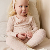 Organic Cotton Long Sleeve Top - Rosalie Field Rose Childrens Top from Jamie Kay Australia