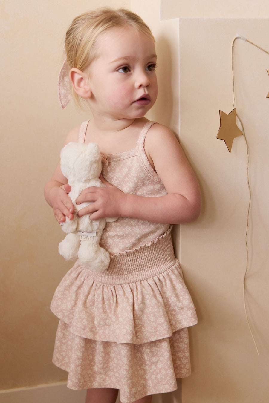 Organic Cotton Ruby Skirt - Rosalie Field Rose Childrens Dress from Jamie Kay Australia