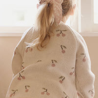 Delilah Cardigan - Cherry Love Blush Childrens Cardigan from Jamie Kay Australia