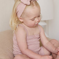 Organic Cotton Modal Lilian Headband - Peony Marle Childrens Headband from Jamie Kay Australia