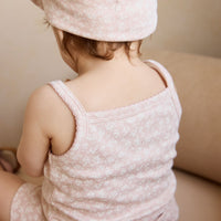 Organic Cotton Headband - Rosalie Field Rose Childrens Headband from Jamie Kay Australia