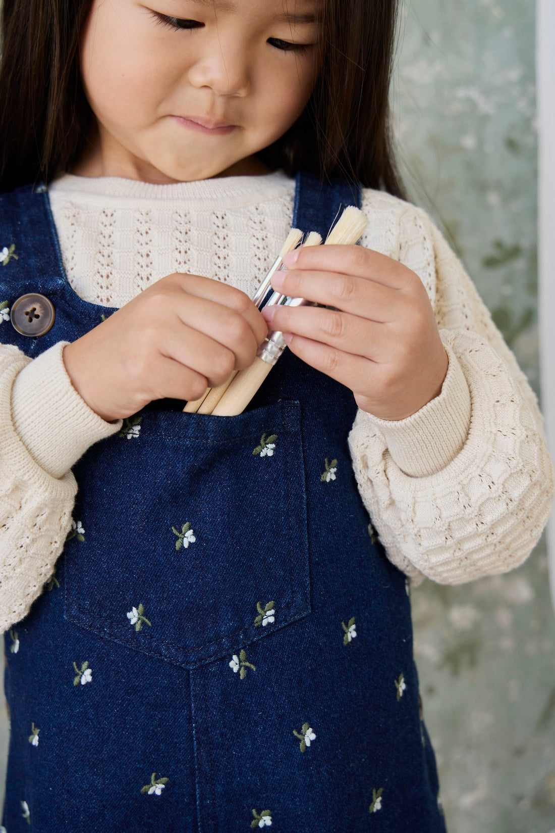 Dorian Overall - Lisa Indigo Childrens Overall from Jamie Kay Australia