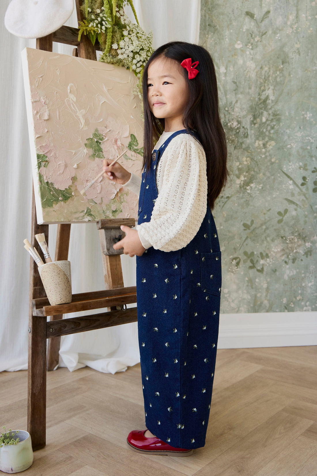 Dorian Overall - Lisa Indigo Childrens Overall from Jamie Kay Australia