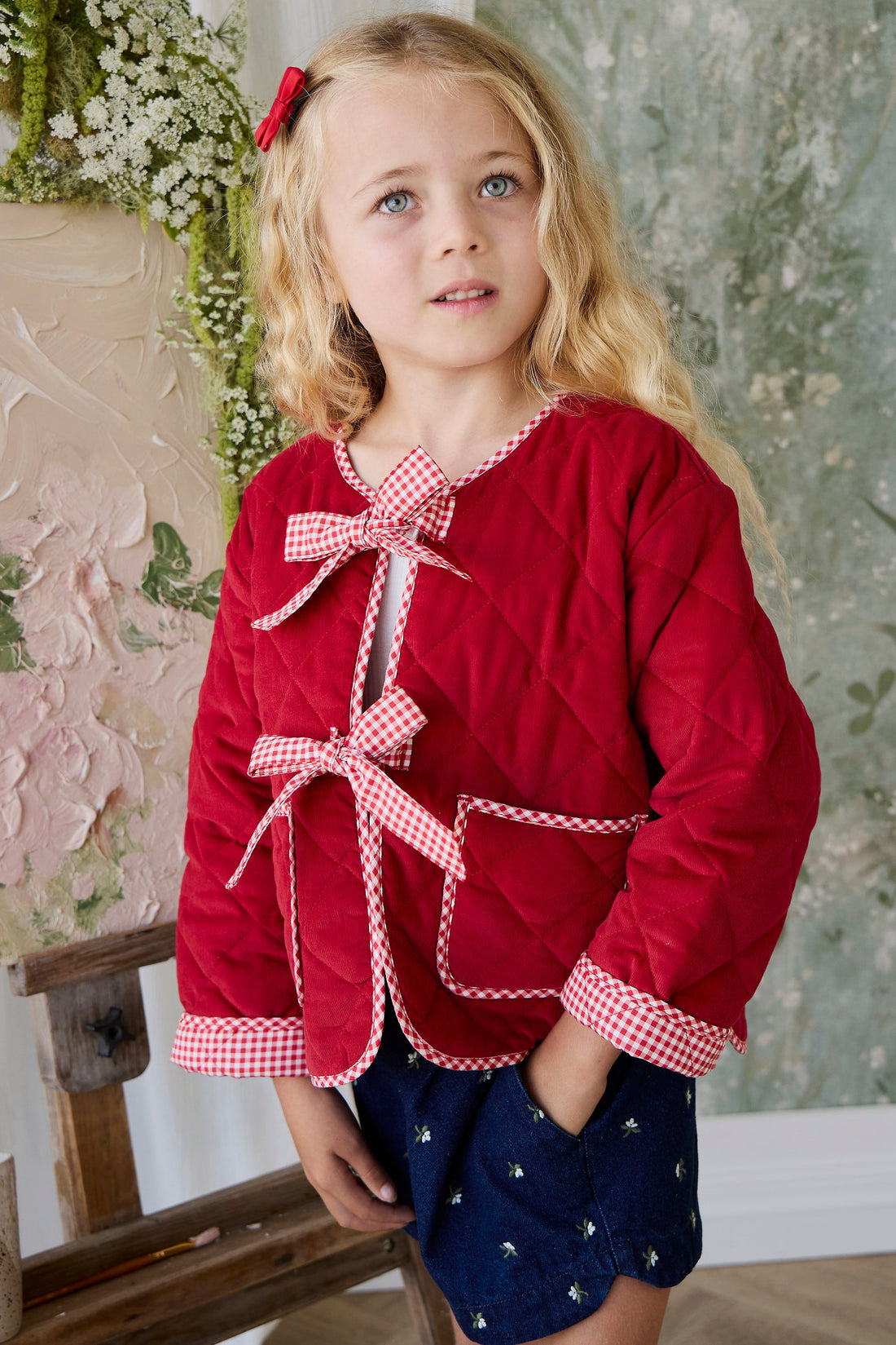 Winslet Jacket - Ribbon Childrens Jacket from Jamie Kay Australia