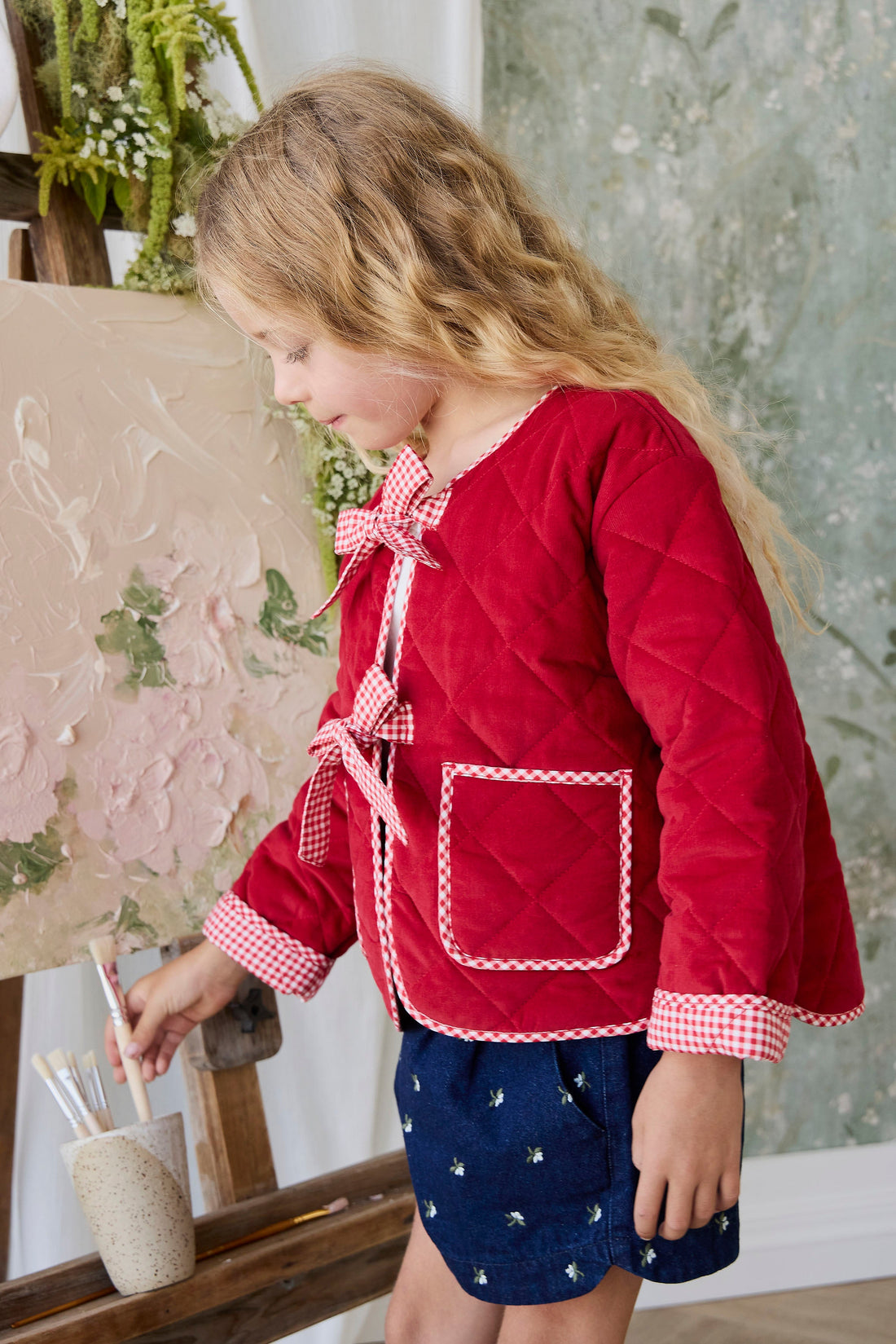 Winslet Jacket - Ribbon Childrens Jacket from Jamie Kay Australia