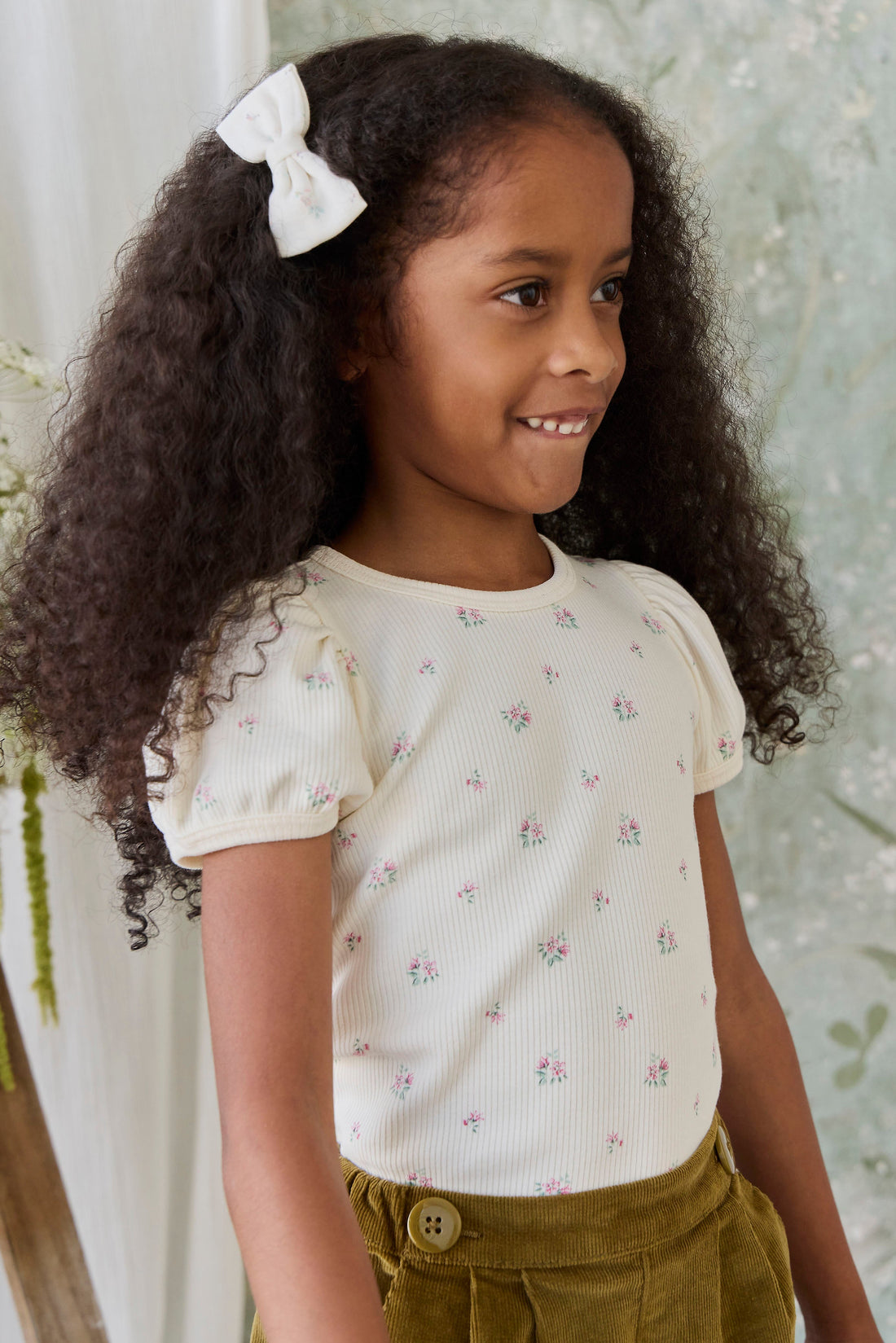 Organic Cotton Desiree Bow - Solange Snow Childrens Bow from Jamie Kay Australia