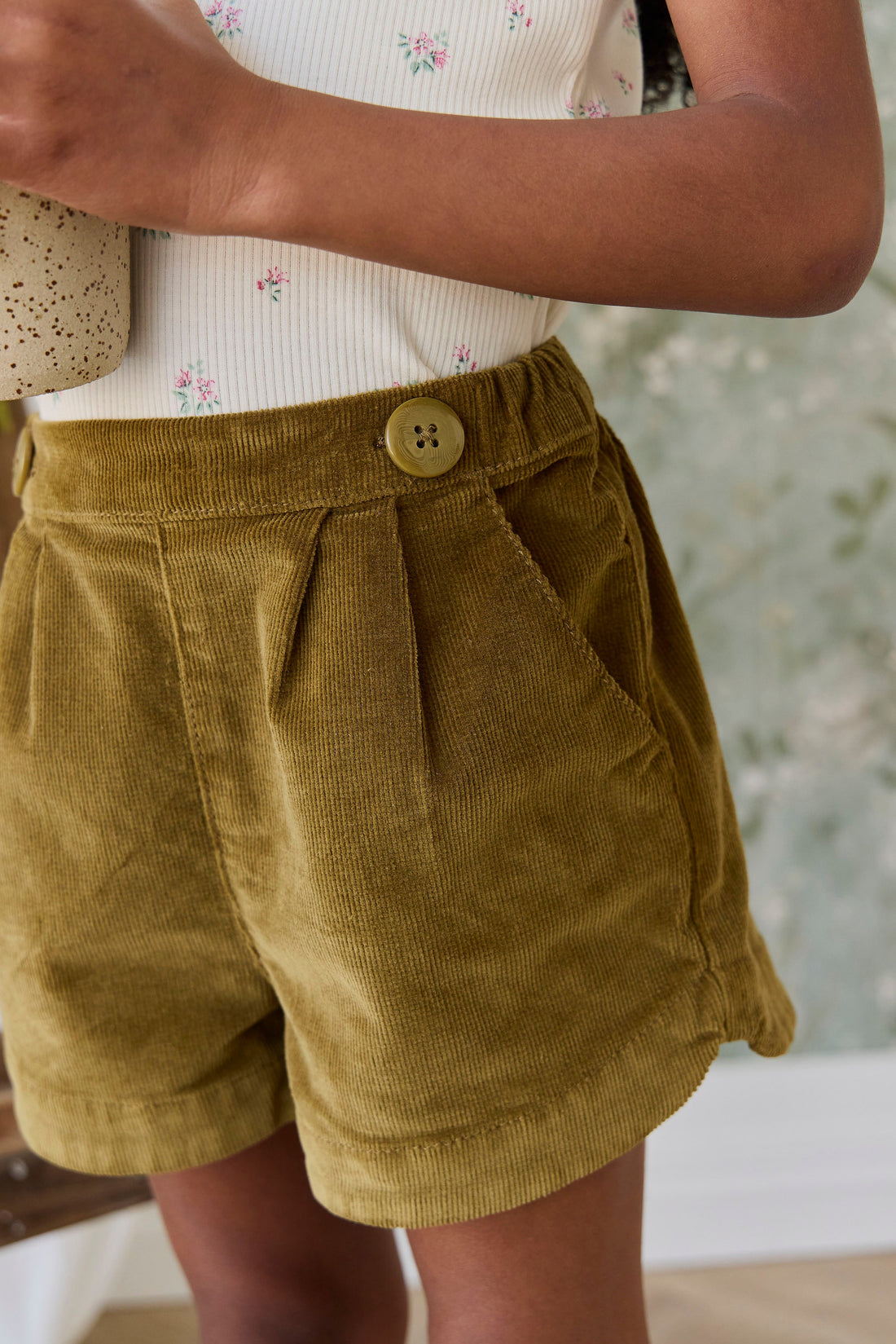 Jardine Short - Chrysanthemum Childrens Shorts from Jamie Kay Australia