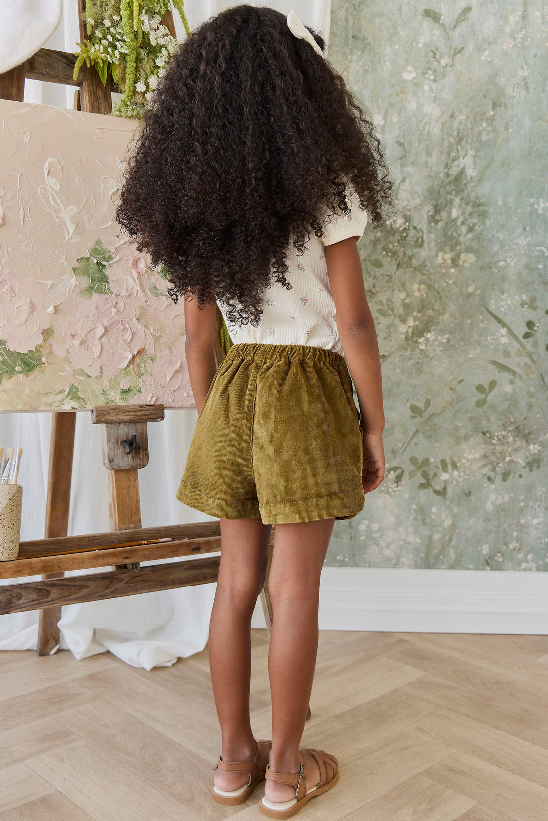 Jardine Short - Chrysanthemum Childrens Shorts from Jamie Kay Australia