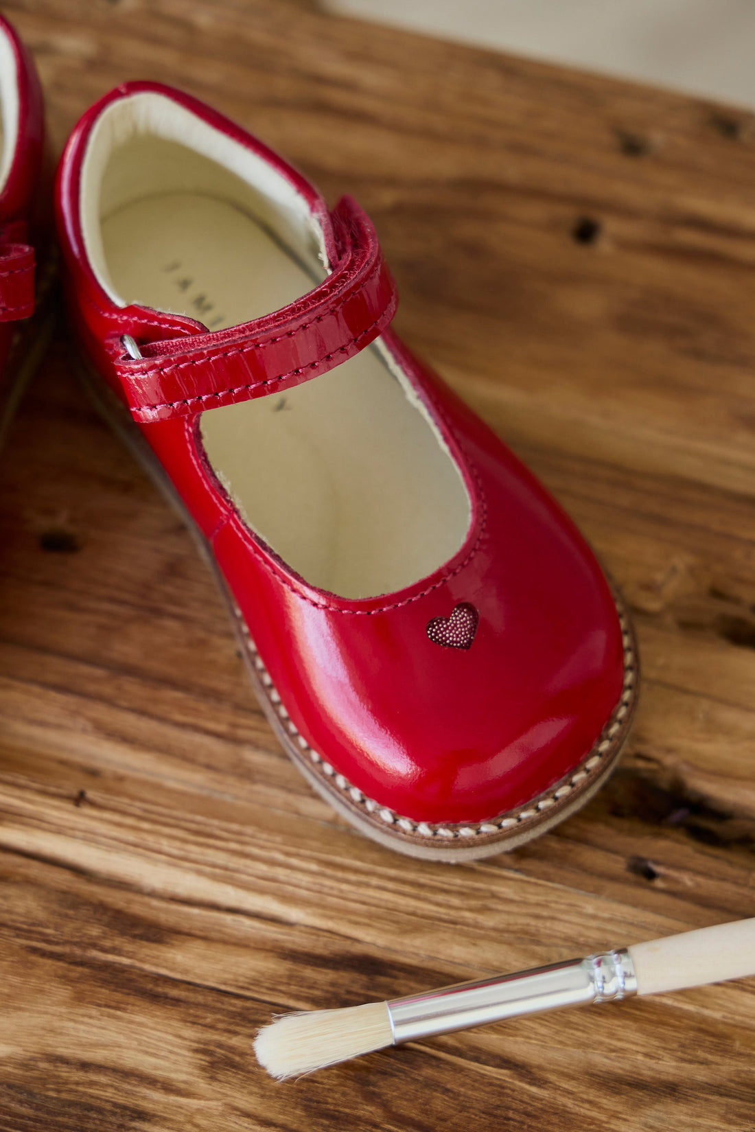 Dahlia Loafer - Patent Red Childrens Footwear from Jamie Kay Australia