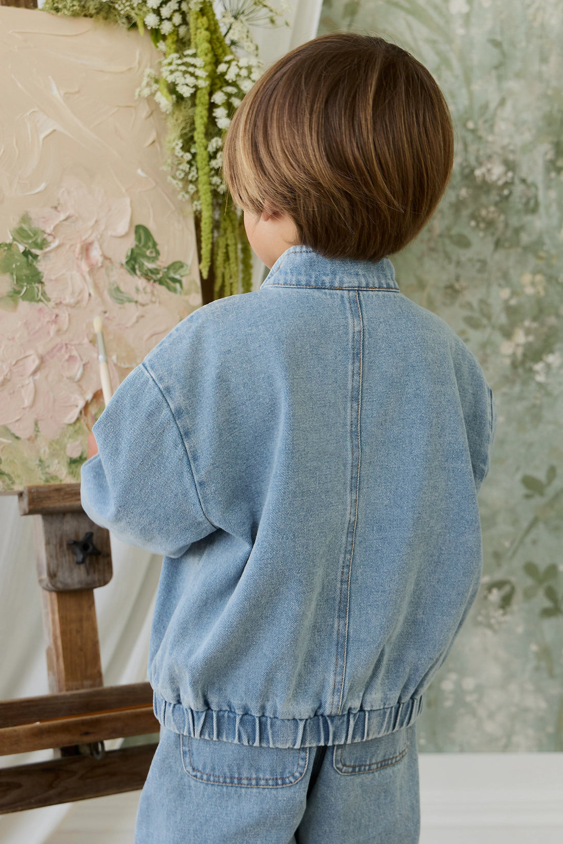 Murray Denim Jacket - Light Wash Childrens Jacket from Jamie Kay Australia