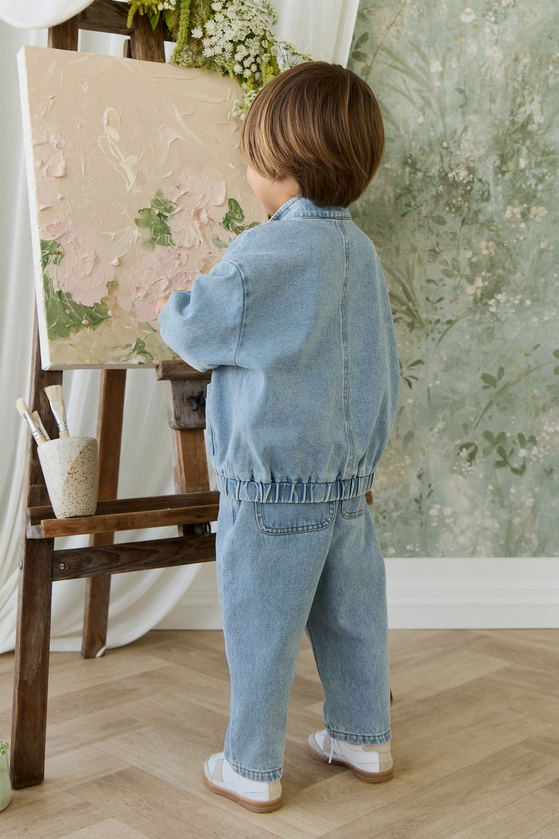 Murray Denim Jacket - Light Wash Childrens Jacket from Jamie Kay Australia