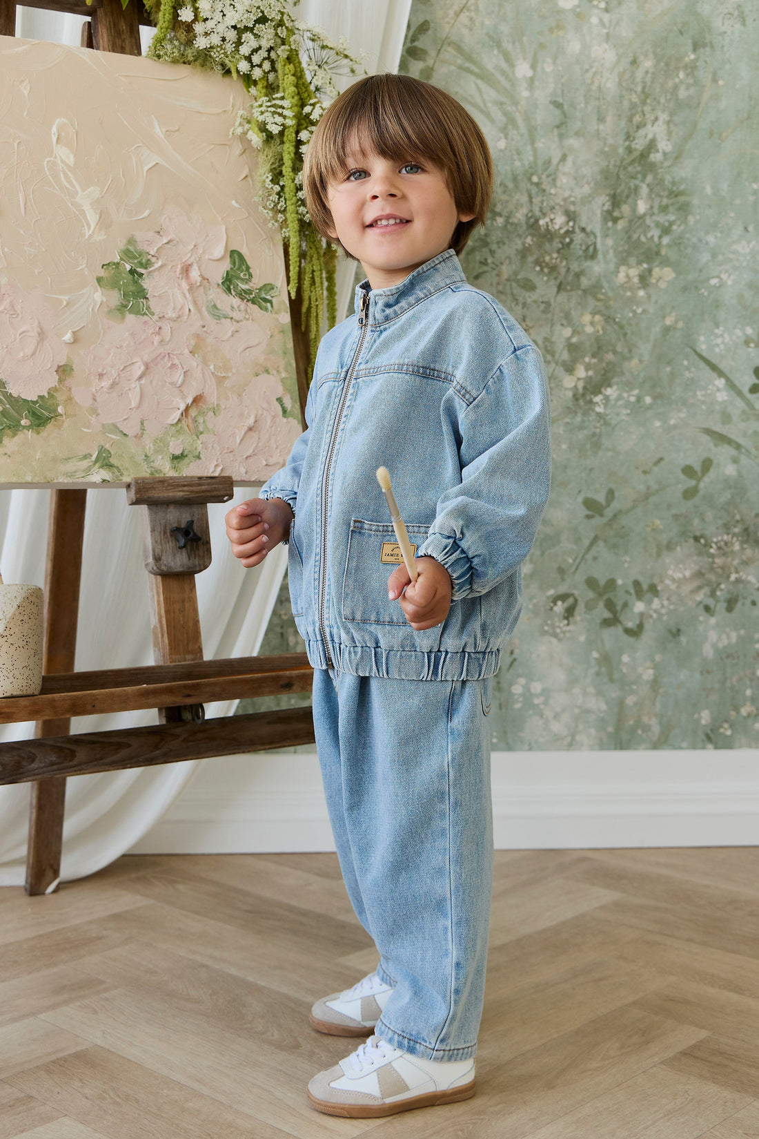 Rueben Pant - Light Wash Childrens Pant from Jamie Kay Australia