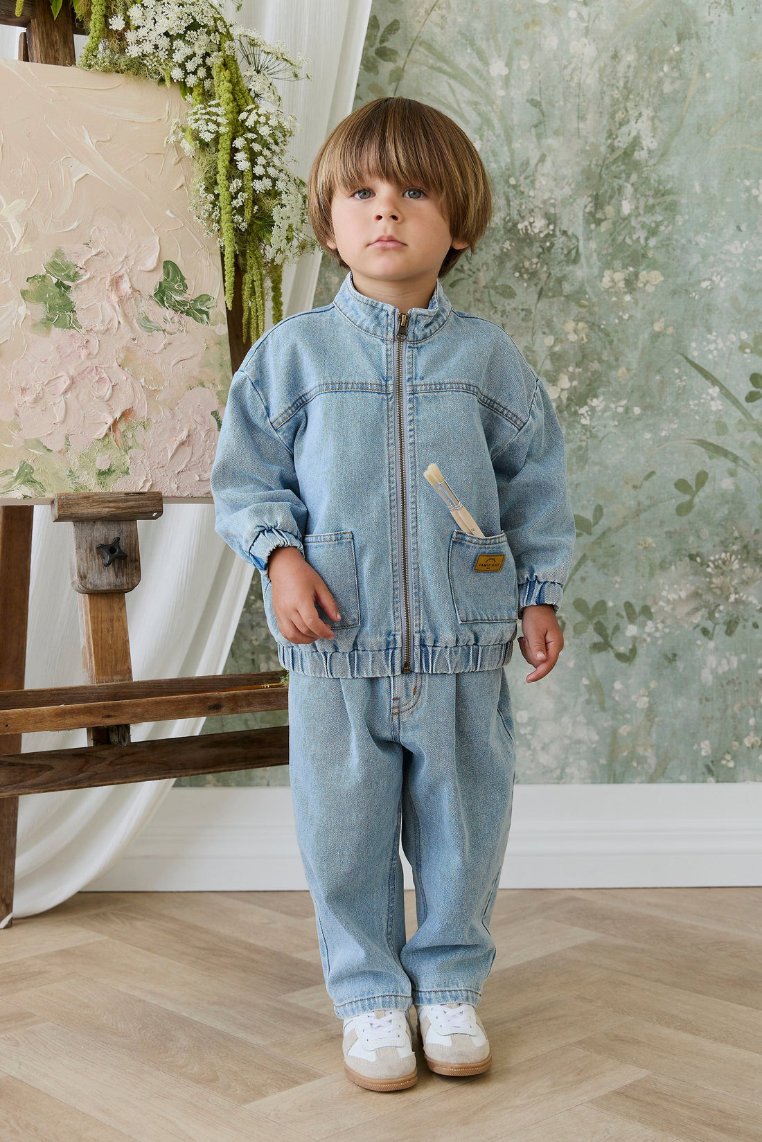 Rueben Pant - Light Wash Childrens Pant from Jamie Kay Australia