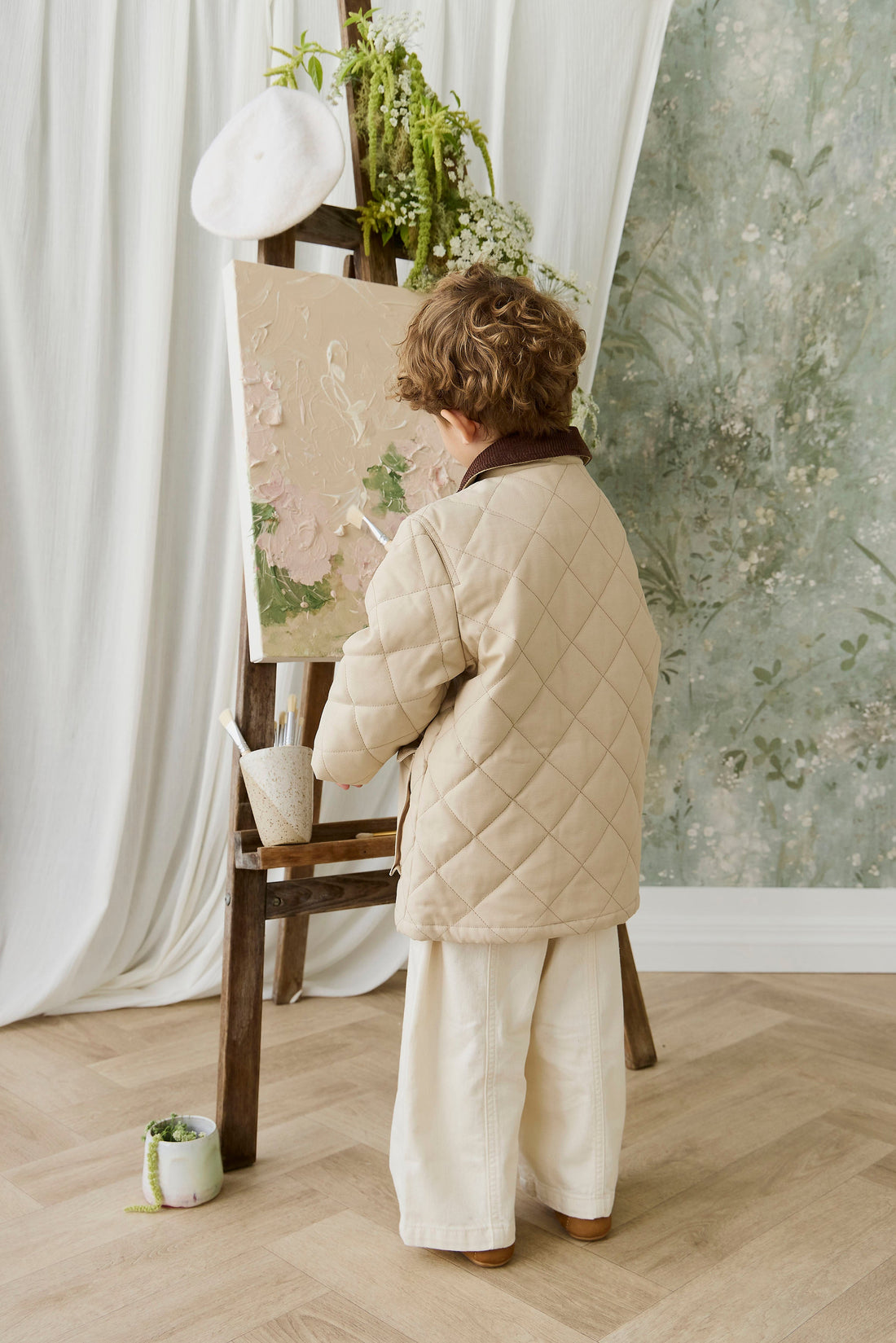 Wolfe Jacket - Sandstone Childrens Jacket from Jamie Kay Australia