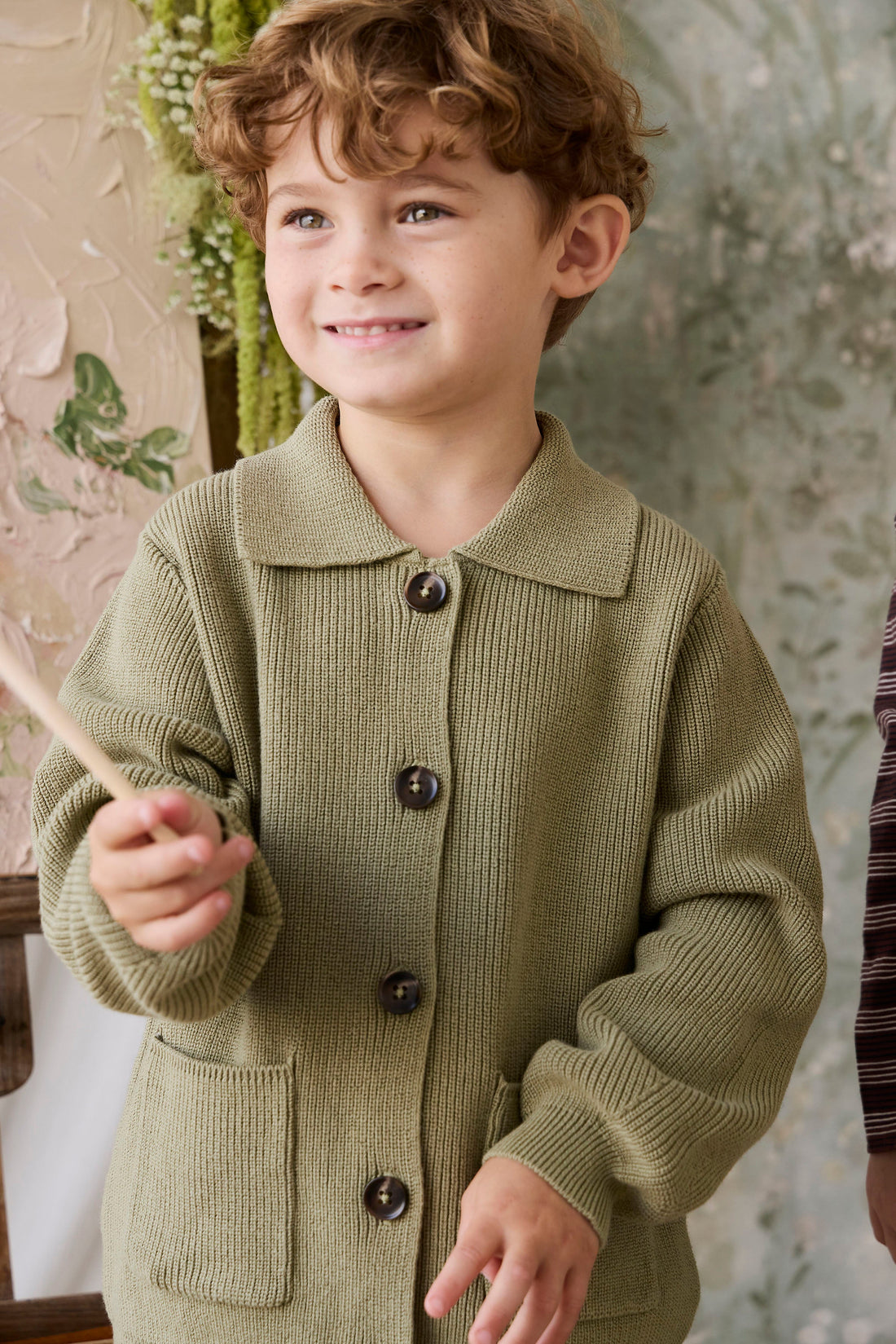 Hendrick Knit Jacket - Backyard Childrens Jacket from Jamie Kay Australia