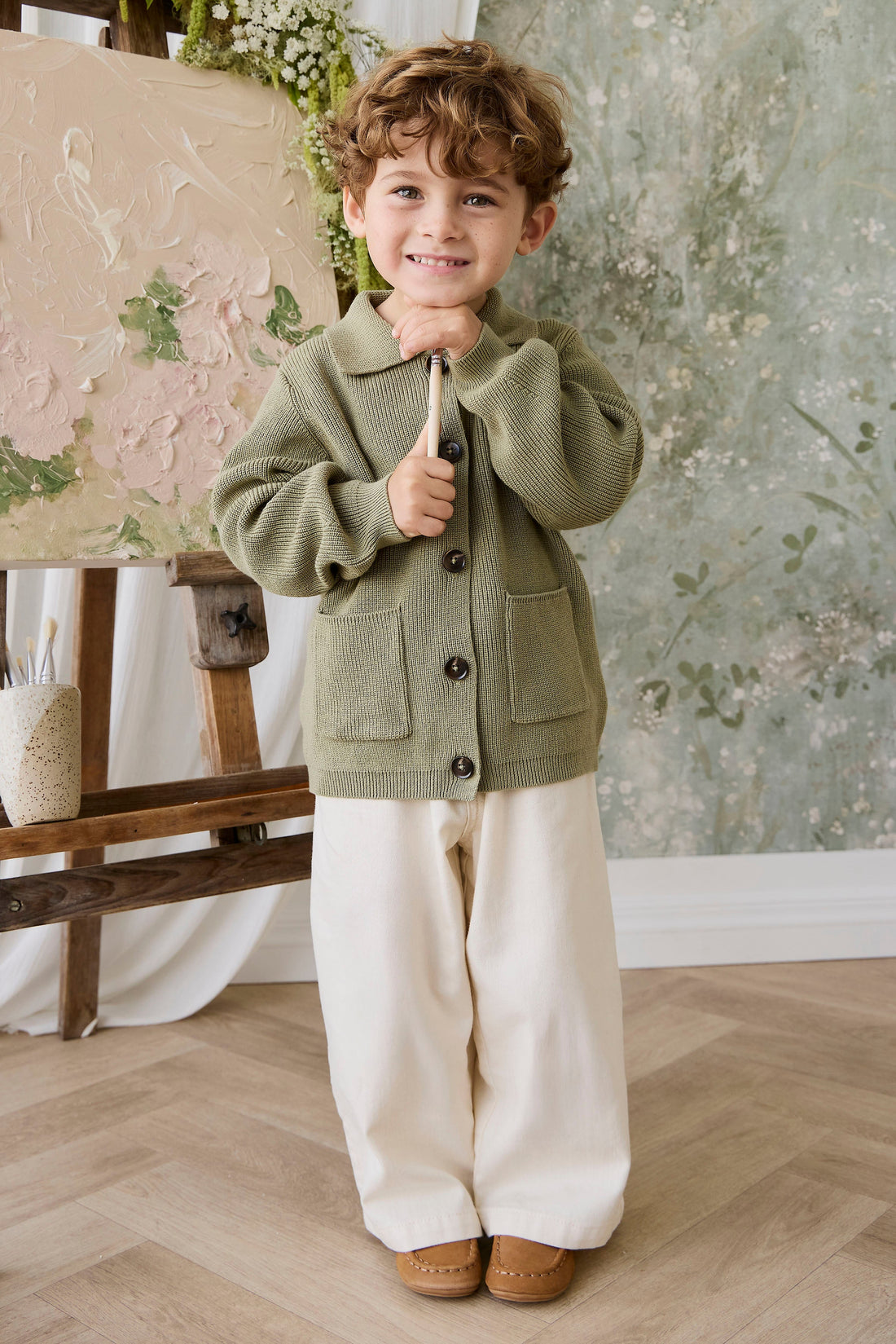 Hendrick Knit Jacket - Backyard Childrens Jacket from Jamie Kay Australia