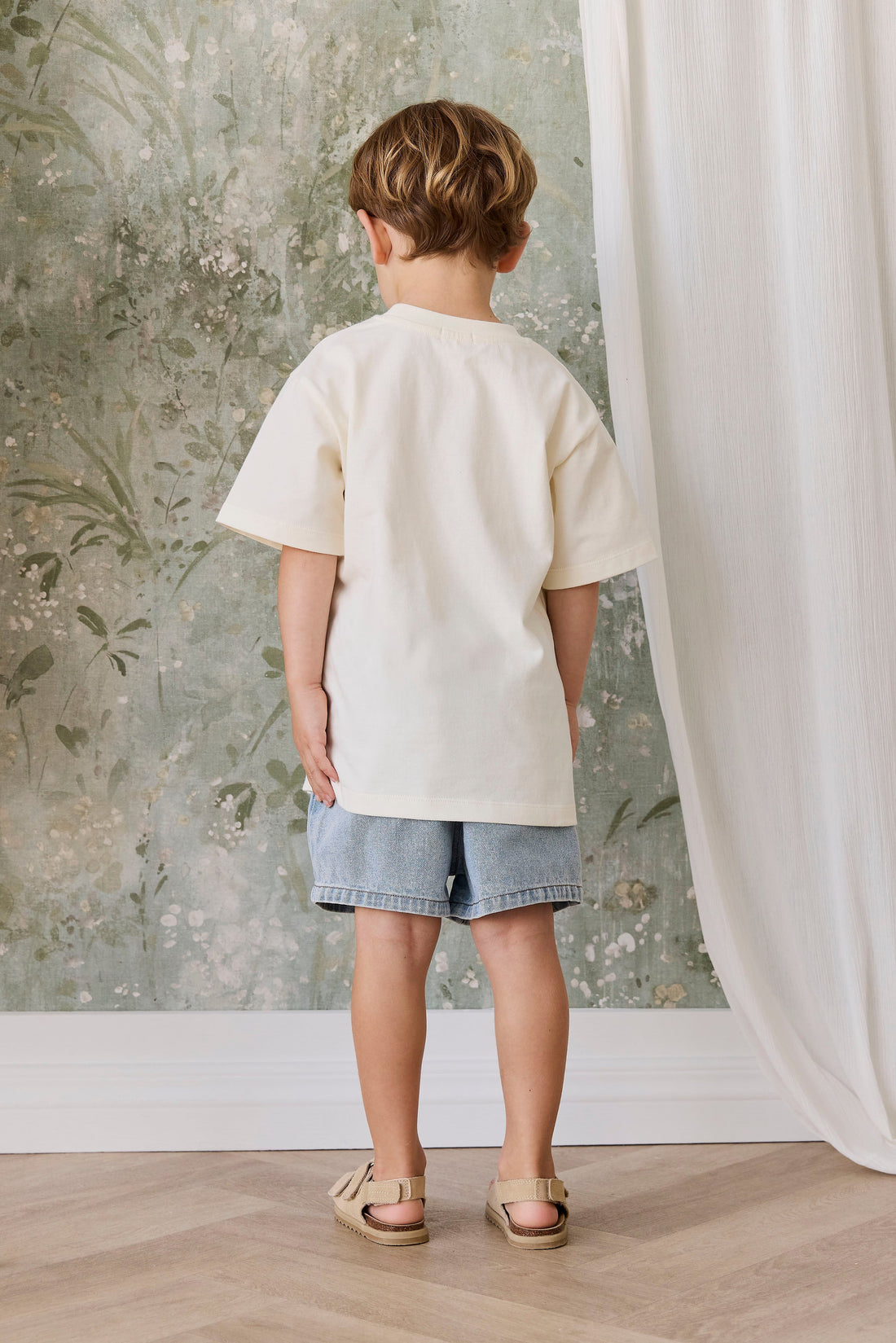Kane Denim Short - Light Wash Childrens Shorts from Jamie Kay Australia