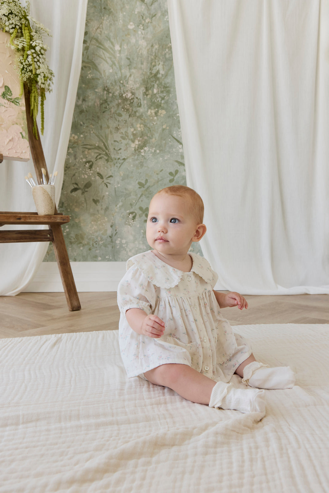 Organic Cotton Muslin Kodi Top - Solange Snow Childrens Top from Jamie Kay Australia