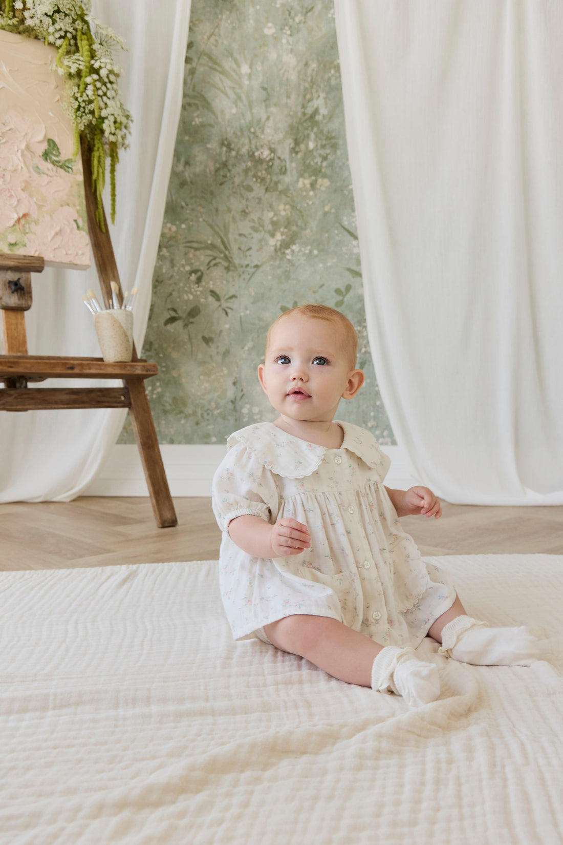 Organic Cotton Muslin Kodi Top - Solange Snow Childrens Top from Jamie Kay Australia