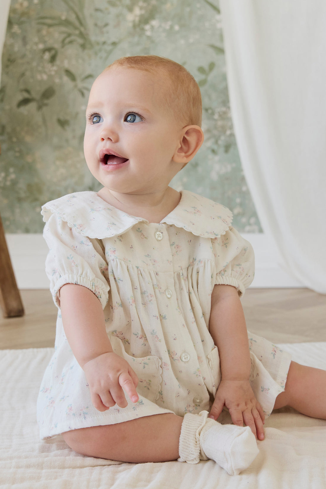 Organic Cotton Muslin Kodi Top - Solange Snow Childrens Top from Jamie Kay Australia