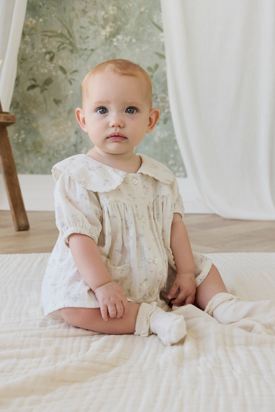 Organic Cotton Muslin Kodi Top - Solange Snow Childrens Top from Jamie Kay Australia