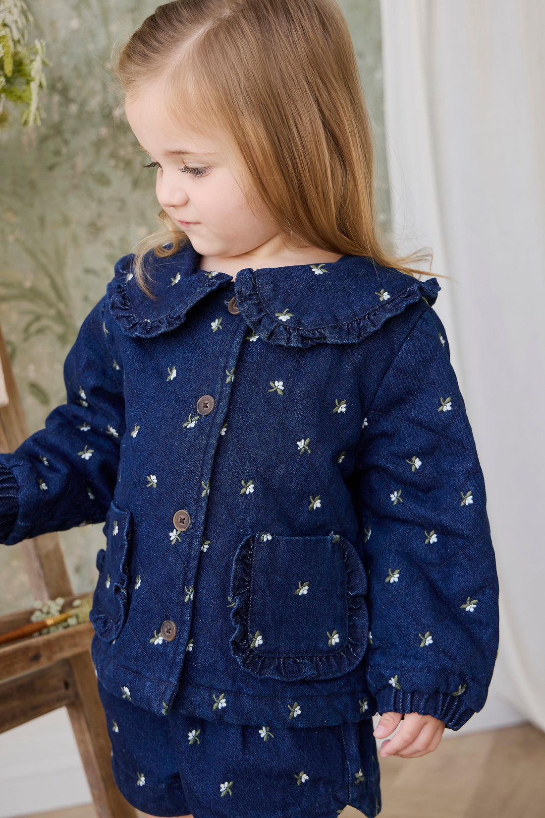 Amandine Jacket - Lisa Indigo Childrens Jacket from Jamie Kay Australia