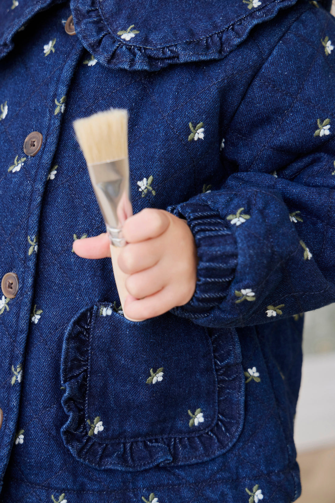 Amandine Jacket - Lisa Indigo Childrens Jacket from Jamie Kay Australia