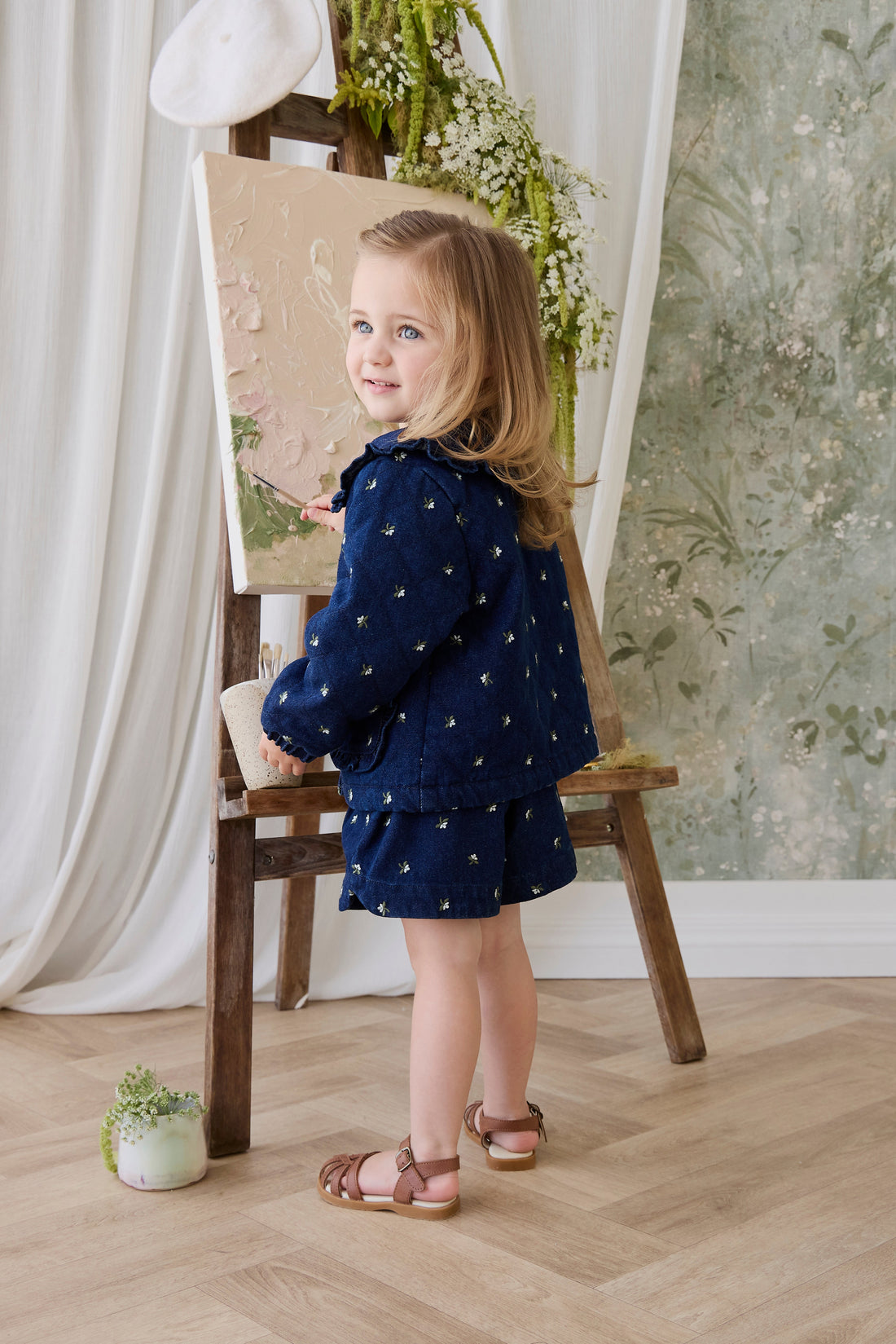 Amandine Jacket - Lisa Indigo Childrens Jacket from Jamie Kay Australia